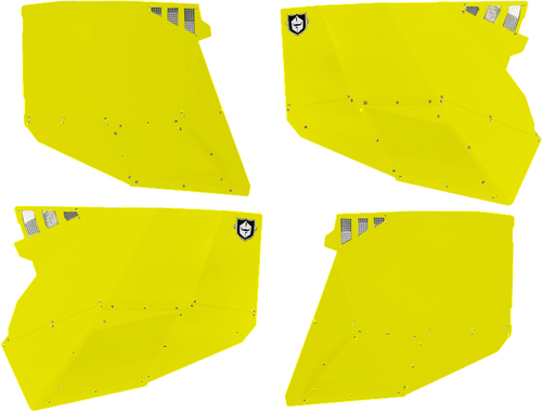 STEALTH DOOR ALLUMINUM SKINS LIME SQUEEZE POL