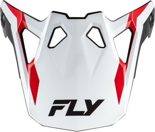 FLY RACING FORMULA CP SEAL VISOR WHITE/BLACK/RED XL-2X