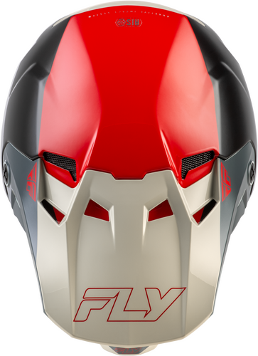 FLY RACING FORMULA CC GLIDE HELMET BLACK/RED/GREY XS
