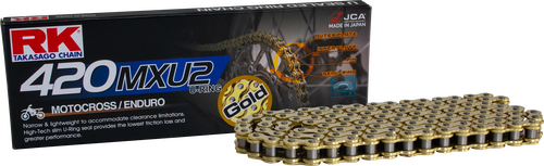 GB420MXU2 DRIVE CHAIN GOLD 420 X 130