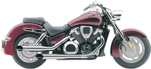 BLVD SLASHCUT SLIP ON CHROME HON VTX1800R/S/N/F/T 02-08