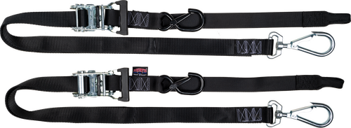 POWERTYE 1 1/2 in. Fat Straps w/ soft tie and swivel secure hook