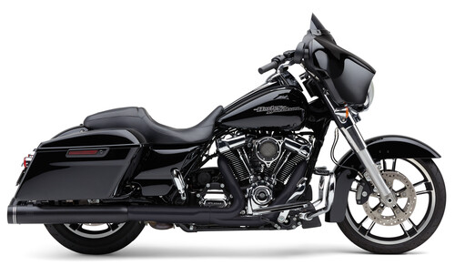 COBRA 4" GROOVE TIP SLIP-ON BLACK FLH/FLT 17-22