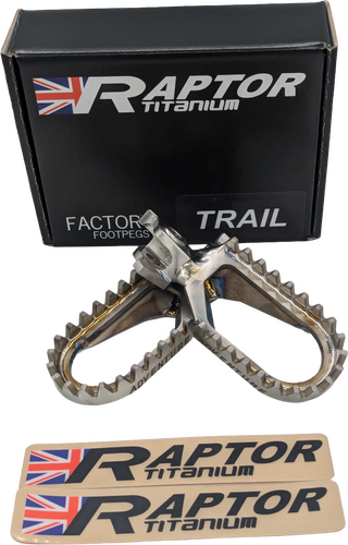 TITANIUM FOOT PEGS ADV PR HON