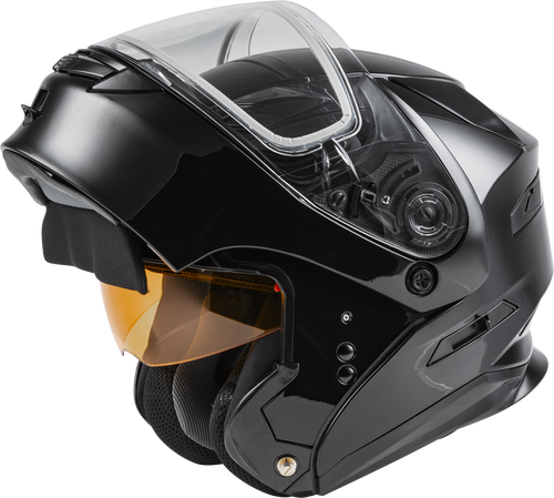 GMAX MD-01S Modular Snow Helmet Solid w/Quick Release Buckle Dual Shield