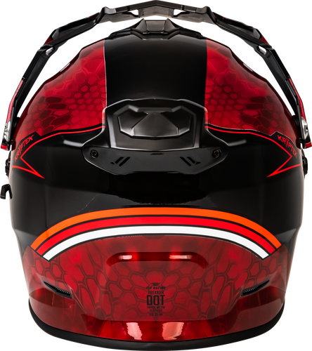 FLY RACING TREKKER CW CONCEAL HELMET ELEC SHLD RED/BLACK 2X