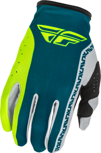 FLY RACING LITE GLOVES GREY/LIME/TEAL 3X