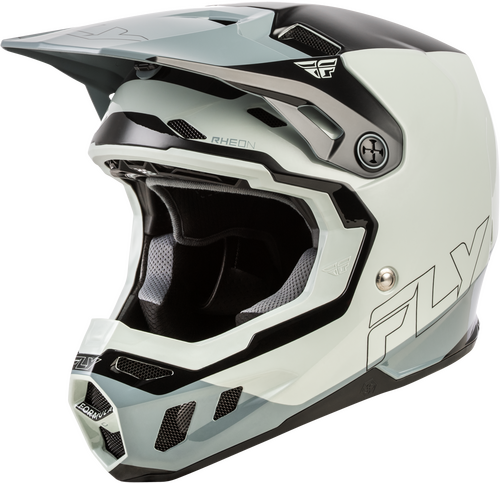 FLY RACING FORMULA CC GLIDE HELMET GREY/LIGHT GREY/BLACK SM