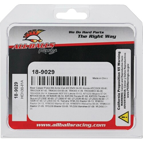 ALL BALLS BRAKE CALIPER PISTON KIT