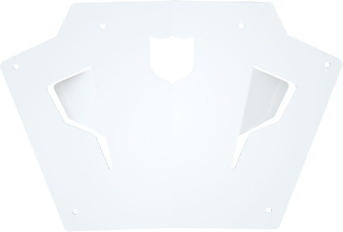 FRONT SPORT BUMPER SKID PLATE WHITE POL