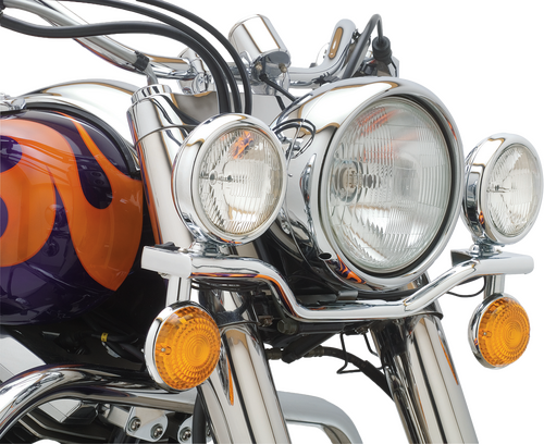 LIGHT BAR CHROME YAM V STAR 1100 CLASSIC 99-09