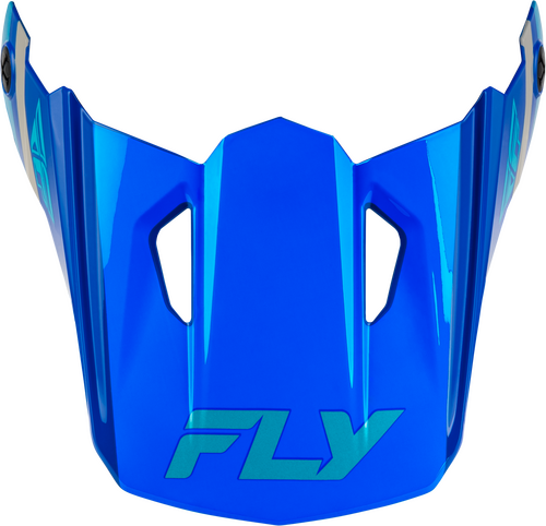 YTH KINETIC SCRAP HELMET VISOR BLUE/LIGHT BLUE/GREY YS-YL