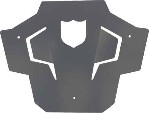 REAR SPORT BUMPER SKID PLATE TITANIUM METALLIC