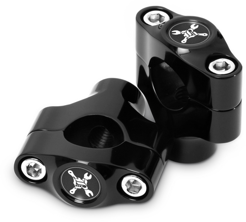 BURLY BRAND HAWK RISERS SET - BLACK