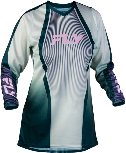 WOMEN'S F-16 LIFT JERSEY GREEN/PURPLE/PINK SM