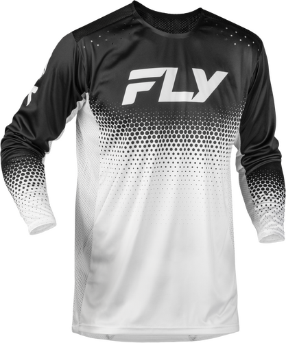 YTH RAYCE SONAR BICYCLE JERSEY WHITE/BLACK YL