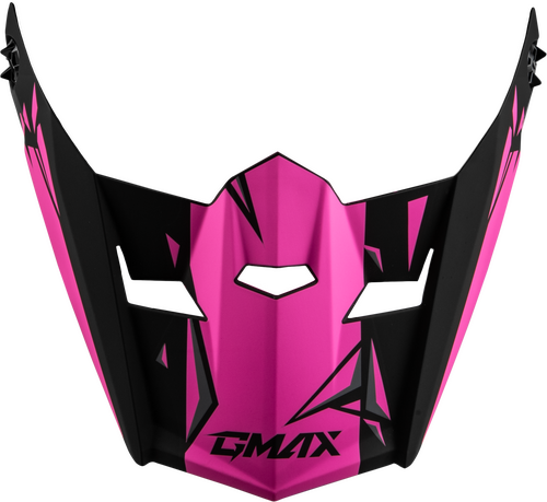 GMAX MX-46Y UNSTABLE VISOR BLACK/PINK YS-YL