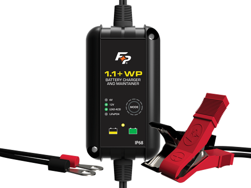 BATTERY CHARGER IP68 WATERPROOF 6V/12V 1.1A