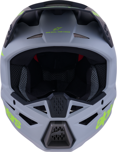 ALPINESTARS SM3 RADIUM HELMET GRY/BLK/YLW FLUO MATT LG