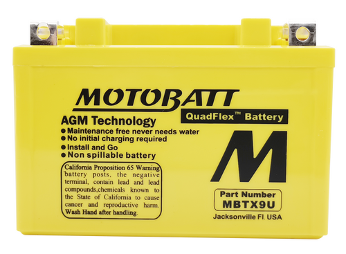 BATTERY MBTX9U SEALED FACTORY ACTIVATED