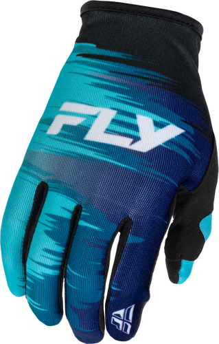 FLY RACING WOMEN'S LITE GLOVES AQUA/NAVY/WHITE XS