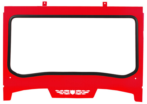 ASYLUM FRONT WINDSHIELD RED