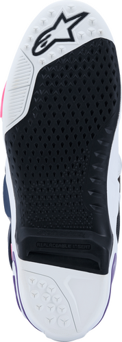 ALPINESTARS TECH 10 WHT/VIOLET/NVY BL/PNK FL 9