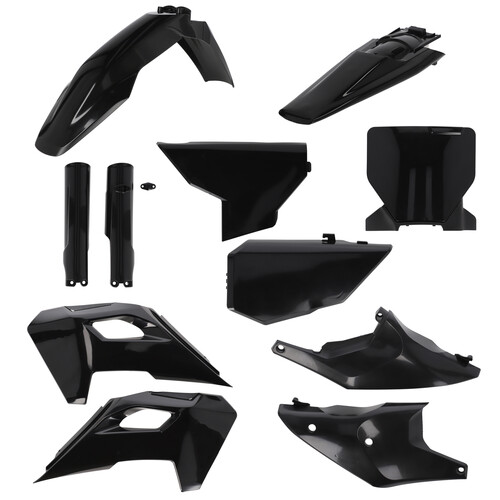 ACERBIS PLASTIC KIT- FULL HUS BLACK