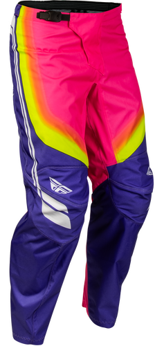 F-16 RAZE PANTS PURPLE/PINK/YELLOW SZ 32