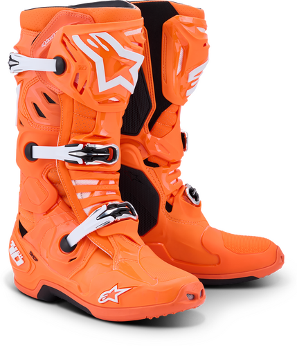 ALPINESTARS TECH 10 SUPERVENTED ORANGE FLUO/BLACK/WHITE 9