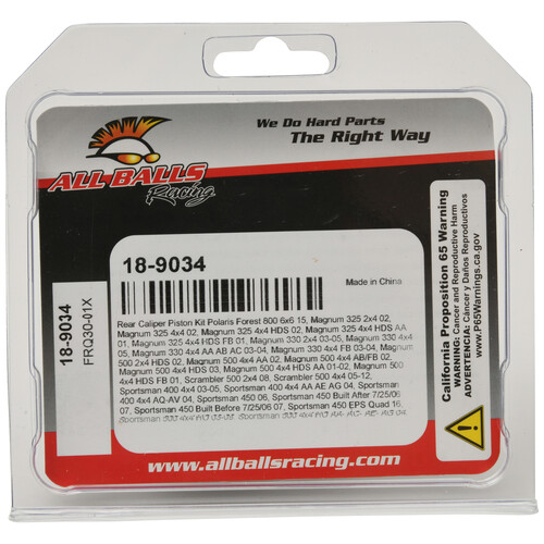 ALL BALLS Brake Caliper Piston Kit