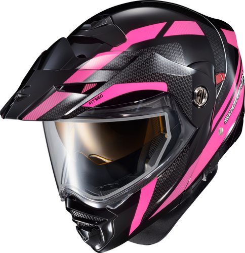 SCORPION EXO EXO-AT960 COLD WEATHER HELMET HICKS PINK LG (ELECTRIC)