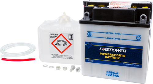 FIRE POWER 12V Heavy Duty Battery w/Acid Pack