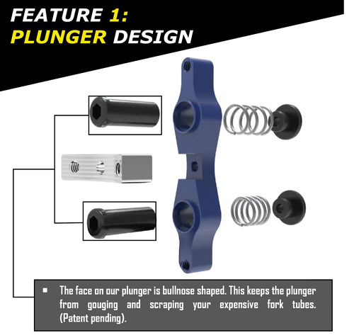TAMER TAMER DOUBLE BUTTON X-WING BLUE