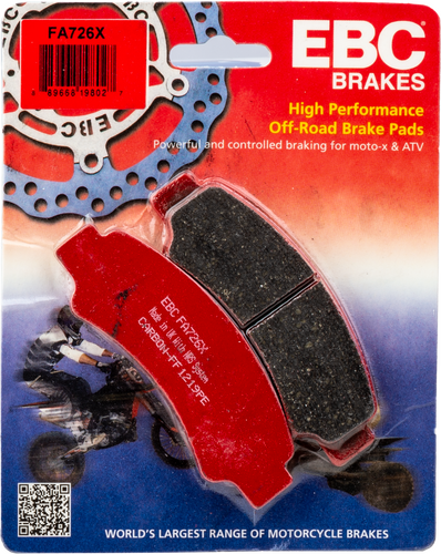 EBC BRAKE PADS FA726X CARBON X SERIES