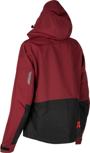 FLY RACING WOMEN'S CARBON JACKET MERLOT/RED 3X