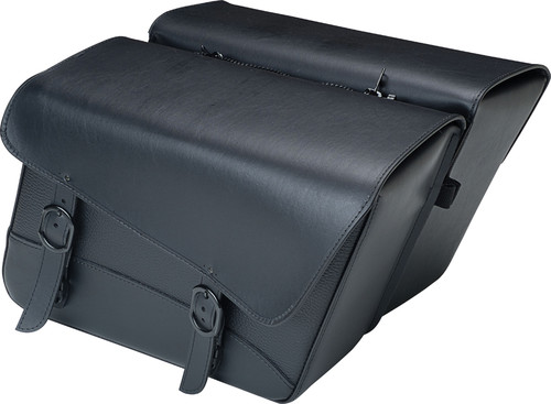 Willie & Max Black Jack Slant Saddlebags