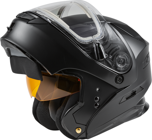 GMAX MD-01S Modular Snow Helmet Solid w/Quick Release Buckle Electric shield