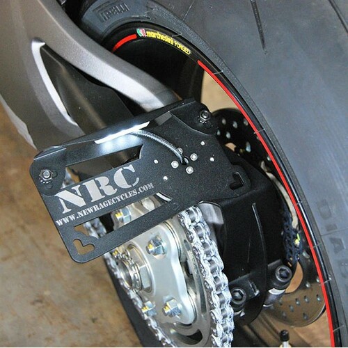 NEW RAGE CYCLES Side Mount License Plate
