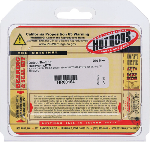 HOT RODS COUNTERSHAFT SEAL KIT