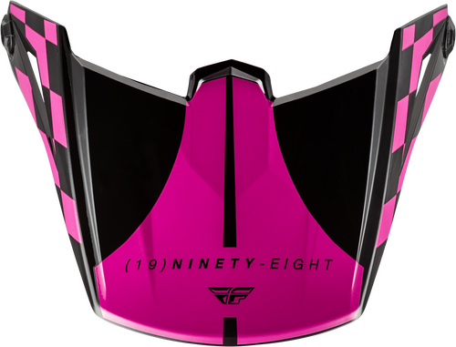 KINETIC LITE RIVAL HLMT VISOR GLOSS BLACK/PINK