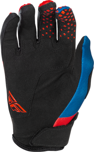 FLY RACING KINETIC GLOVES RED/WHITE/BLUE XL