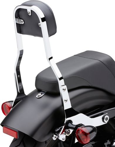 COBRA DETACHABLE BACKREST SHORT CHROME SOFTAIL 00-06