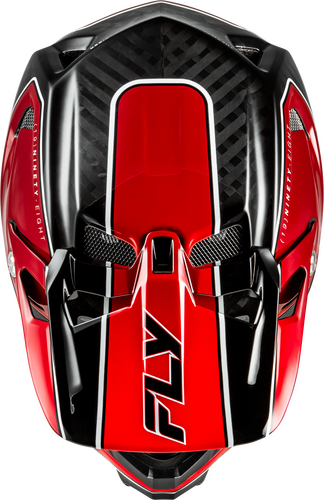 FLY RACING WERX-R FLOW CARBON HELMET BLACK CARBON/RED XS