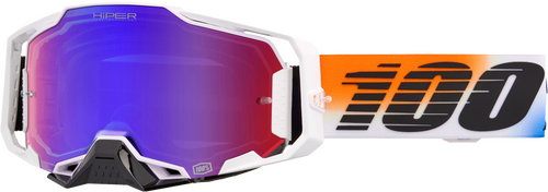 100% ARMEGA HIPER GOGGLE UNITED MIRROR RED/BLUE LENS