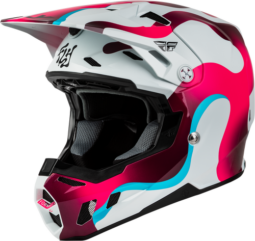 FORMULA CC VIBE HELMET WHITE/PINK/BLUE SM