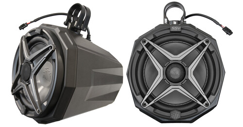 SSV Works Universal 8" Roll Cage Mount SSV Speaker Pods Including Dual Clamps