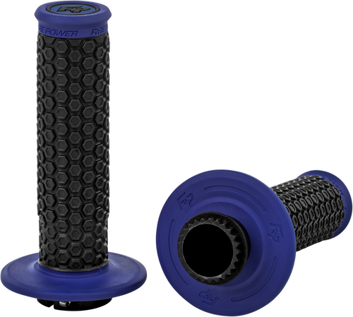 FIRE POWER PILOT MX LOCK-ON GRIPS BLUE