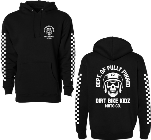 DBK FULLY PINNED HOODIE BLACK 2X