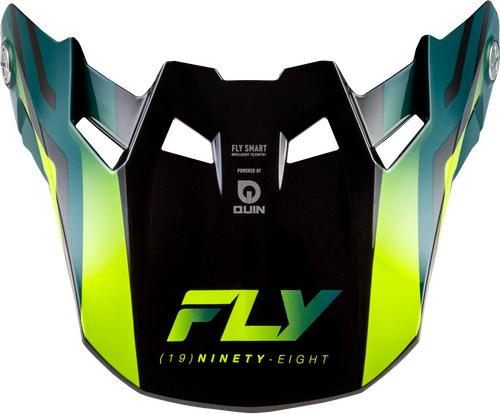 FORMULA S CARBON BYTE VISOR BLACK CARBON/TEAL/LIME MD/LG